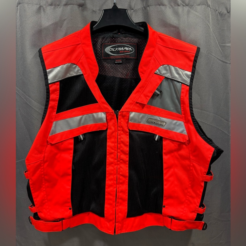 Olympia Moto Sports Reflective Motorcycle Vest